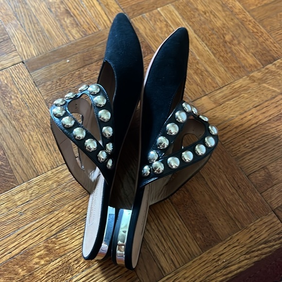 Aquazurra Black studded mules - Picture 10 of 11